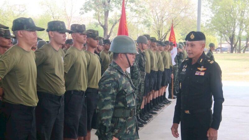 มณฑลทหารบกที่ 310 จัดพิธีต้อนรับทหารใหม่ รุ่นปี 2569 ผลัดที่ 1