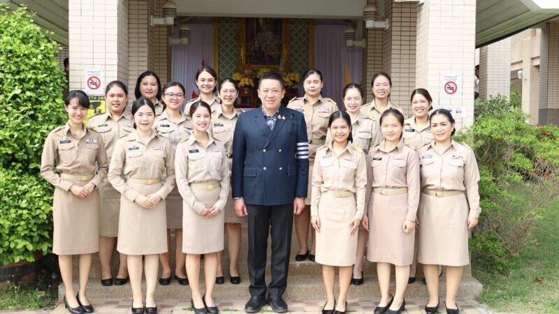 พิษณุโลกอบจ.พิษณุโลก จัดพิธีประดับอินทรธนูและกล่าวให้โอวาทแก่ข้าราชการบรรจุใหม่ที่ได้รับการบรรจุและแต่งตั้ง กรณีที่มีเหตุพิเศษที่ไม่จำเป็นต้องสอบแข่งขันฯ