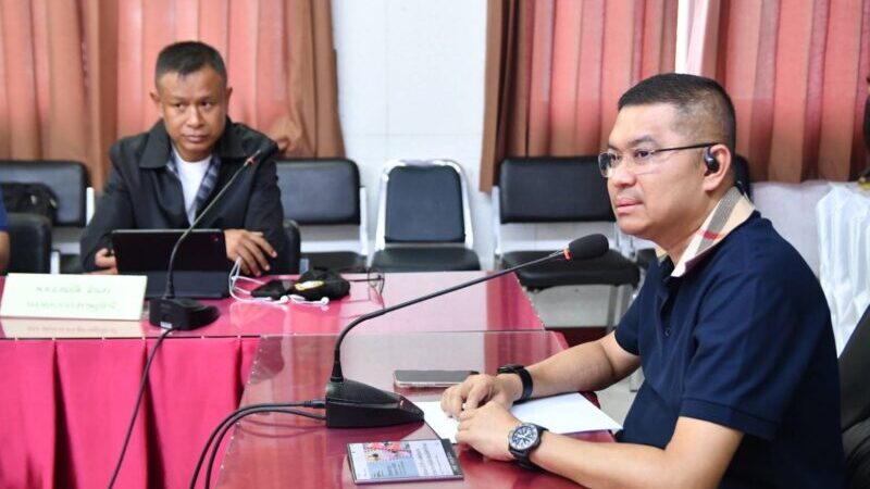 “นพศิลป์” ลงพื้นที่ประชุมฝ่ายสืบสวนคลี่คลายคดีต่างด้าวฮุบเกาะพะงัน