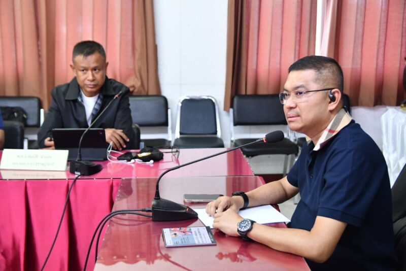 “นพศิลป์” ลงพื้นที่ประชุมฝ่ายสืบสวนคลี่คลายคดีต่างด้าวฮุบเกาะพะงัน