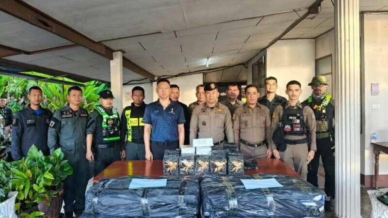 ตร.ชุมพรรวบ 2 ผู้ต้องหา ยึดไอซ์ 519 กก. คาด่านปฐมพร จ.ชุมพร