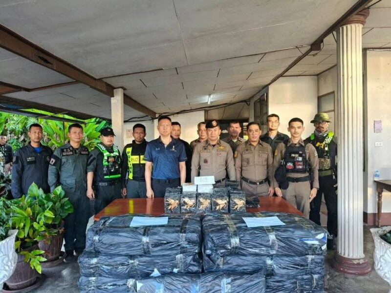 ตร.ชุมพรรวบ 2 ผู้ต้องหา ยึดไอซ์ 519 กก. คาด่านปฐมพร จ.ชุมพร