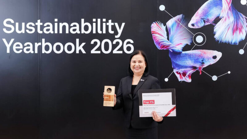 AOT คว้ารางวัลเกียรติคุณด้านความยั่งยืนจาก S&P Global อันดับ 1 ของโลกในกลุ่ม TRA