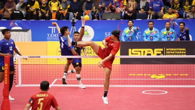 ตะกร้อหนุ่มไทย ฟาดเฉือนชนะ เมียนมา 2-1 เซต ทวงแชมป์โลกทีมเดี่ยวคืนสำเร็จ