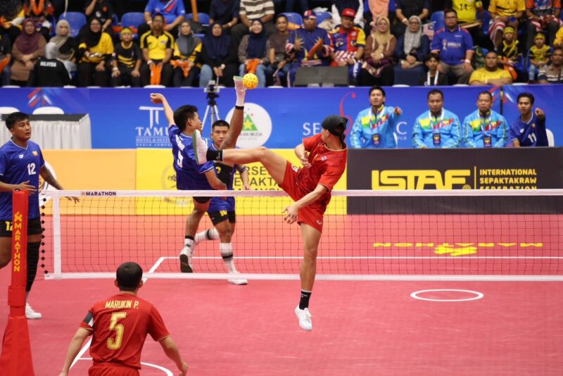 ตะกร้อหนุ่มไทย ฟาดเฉือนชนะ เมียนมา 2-1 เซต ทวงแชมป์โลกทีมเดี่ยวคืนสำเร็จ