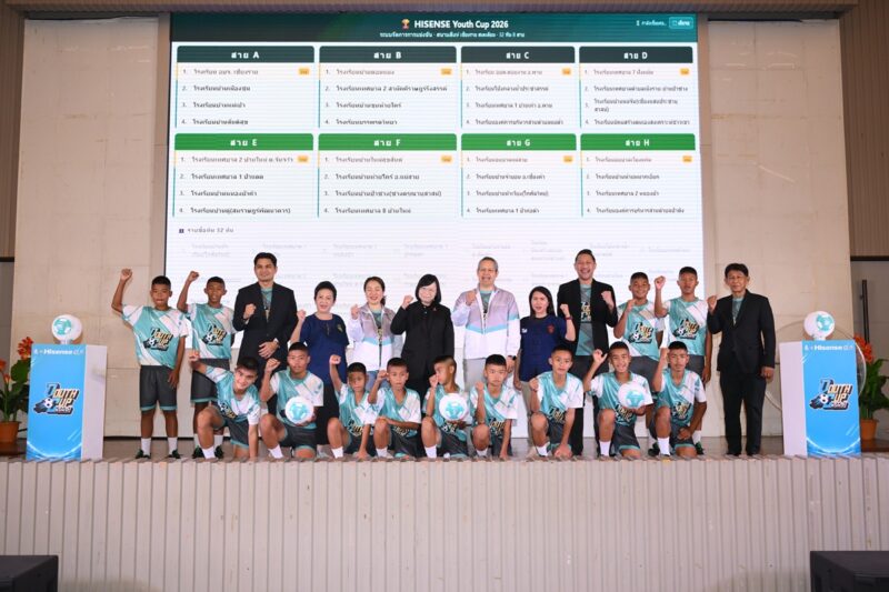 จัดศึกฟุตบอลเยาวชน ไฮเซ่นส์ ปี 3 ที่ จ.เชียงราย ชิงเงินรางวัลรวมกว่า 2 แสน