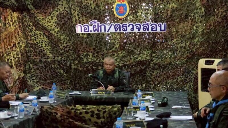 มทภ.2 ตรวจเยี่ยมการฝึกเป็นหน่วยกองพัน นอกที่ตั้ง ประจำปี 2569