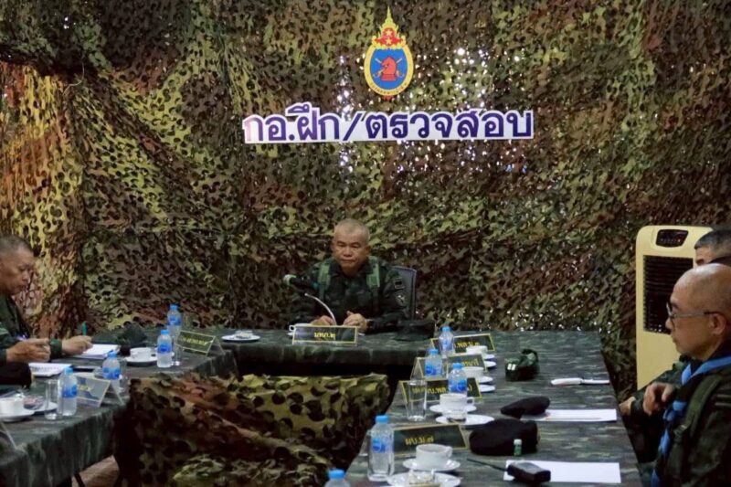 มทภ.2 ตรวจเยี่ยมการฝึกเป็นหน่วยกองพัน นอกที่ตั้ง ประจำปี 2569