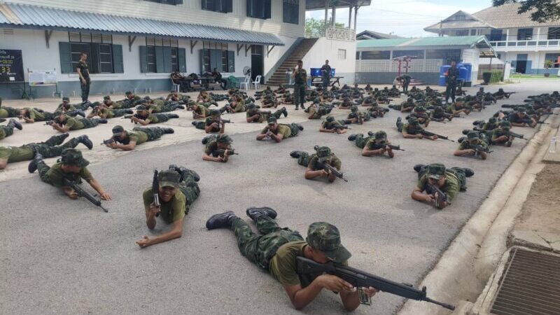 พิษณุโลก มทบ.39 : ทหารใหม่รู้หน้าที่ มีวินัย ตั้งใจฝึก : การฝึกบุคคลท่าอาวุธ ณ หน่วยฝึกทหารใหม่ มณฑลทการบกที่ 39 หน่วยฝึกทหารใหม่ มณฑลทหารบกที่ 39