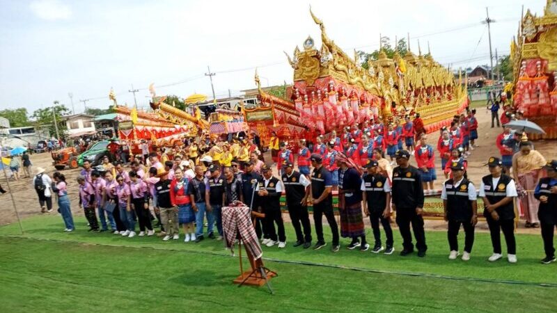 โคราช – จัดงานประเพณีบุญบั้งไฟยิ่งใหญ่ สืบสานประเพณีขอฝนของภาคอีสานจับคนแพ้โยนลงดินโคลน