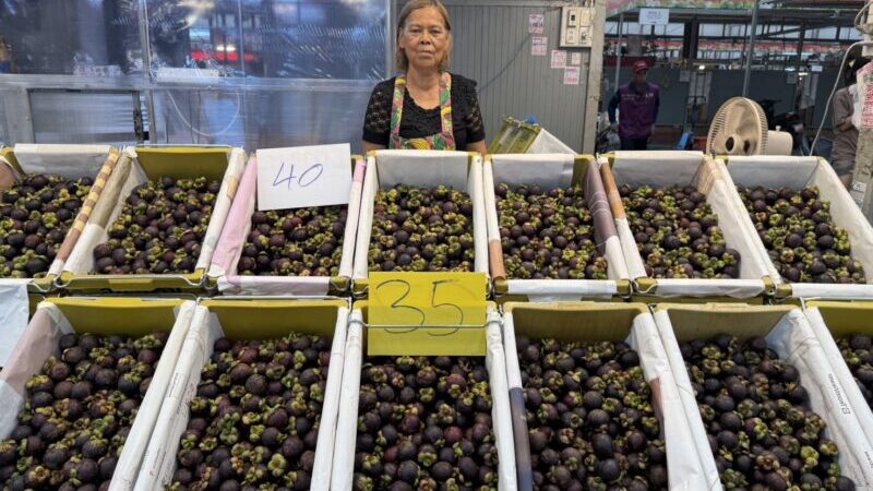 ปทุมธานี – ตลาดสี่มุมเมืองจัดเต็มชูพิกัดมังคุดไทยทั่วประเทศ ราคาเริ่ม 30 บาท