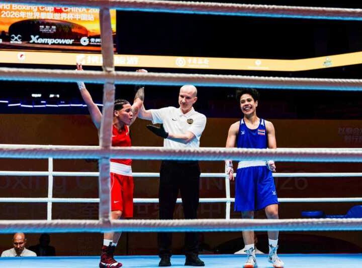 ณัฐนิชา ประเดิมสวย-จุฑามาศ ร่วง ศึกมวย World Boxing Cup ที่กุ้ยหยาง