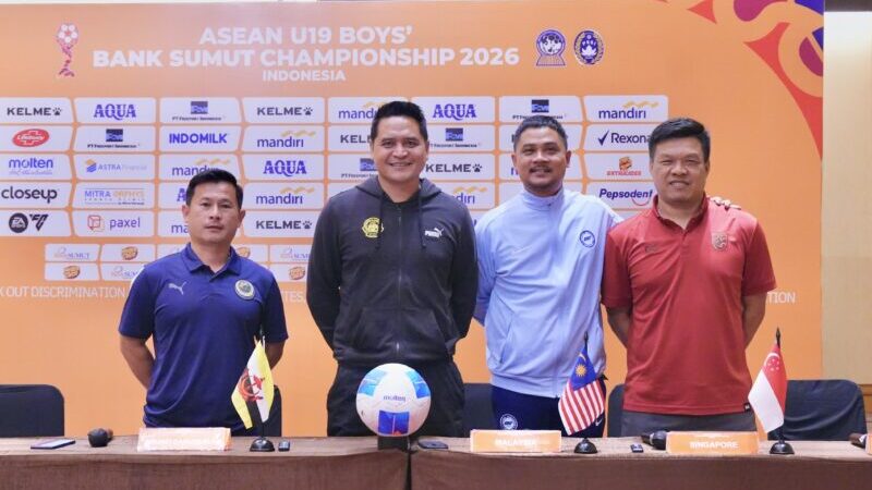 “จักรพันธ์ ปั่นปี” แถลงข่าวก่อนการแข่งขันฟุตบอล ASEAN U19 Boys’ Championship 2026