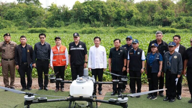 พิษณุโลก อบจ.พิษณุโลก ร่วมกิจกรรม Kick off กำจัดเศษวัชพืชในแหล่งน้ำเตรียมรองรับอุทกภัยในจังหวัดพิษณุโลก