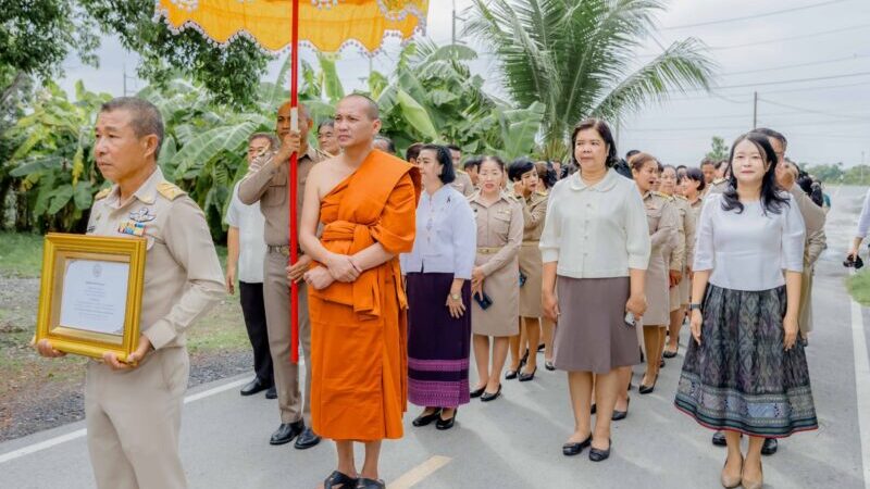 นครนายก – ศิษยานุศิษย์ ร่วมมุทิตา “หลวงพี่ต่อ” เนื่องในโอกาสรับพระราชทานเสาเสมาธรรมจักร ผู้ทำคุณประโยชน์ต่อพระพุทธศาสนา