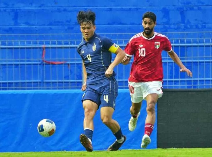 ทีมชาติไทย U23 อุ่นเครื่องพ่าย ยูเออี 2-5 ส่งท้ายแคมป์เก็บตัวเดือนมิถุนายน
