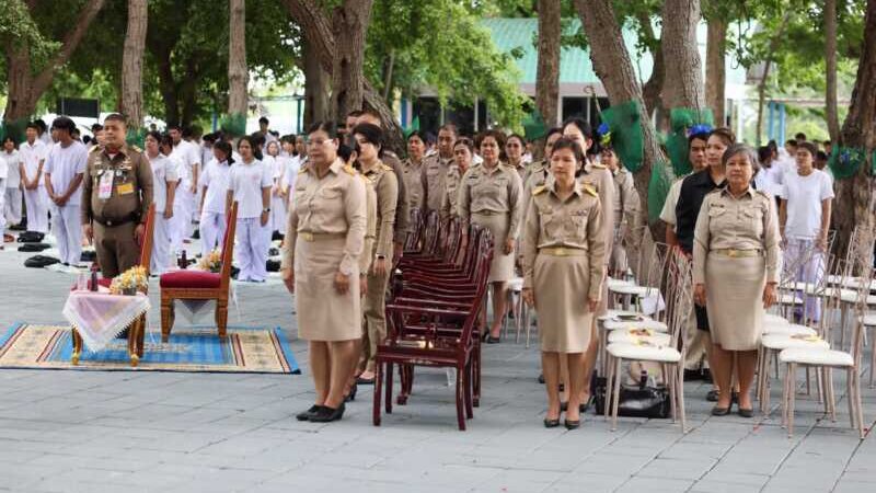 ผู้ว่าฯ สิงห์บุรี นำพสกนิกรทุกหมู่เหล่า ร่วมขับเคลื่อนโครงการพระราชดำริ ธรรมนาวา “วัง” ถวายเป็นพระราชกุศลฯ ณ โรงเรียนสิงหพาหุ ประสานมิตรอุปถัมภ์