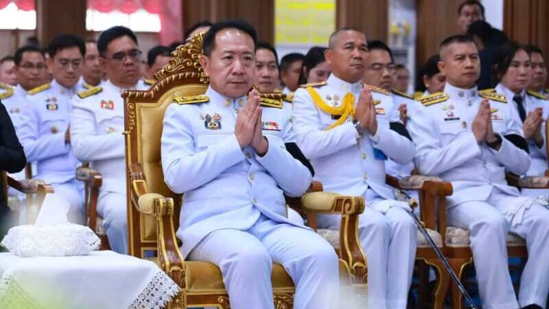 พสกนิกรชาวชลบุรีร่วมพิธีบำเพ็ญกุศลสัตตมวาร น้อมรำลึกในพระกรุณาธิคุณ แด่ สมเด็จเจ้าฟ้าฯ กรมหลวงราชสาริณีสิริพัชร มหาวัชรราชธิดา