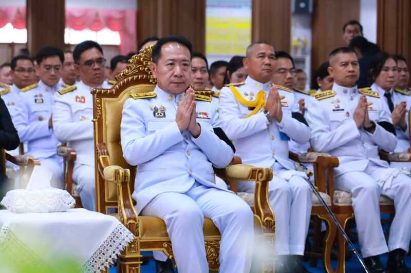 พสกนิกรชาวชลบุรีร่วมพิธีบำเพ็ญกุศลสัตตมวาร น้อมรำลึกในพระกรุณาธิคุณ แด่ สมเด็จเจ้าฟ้าฯ กรมหลวงราชสาริณีสิริพัชร มหาวัชรราชธิดา