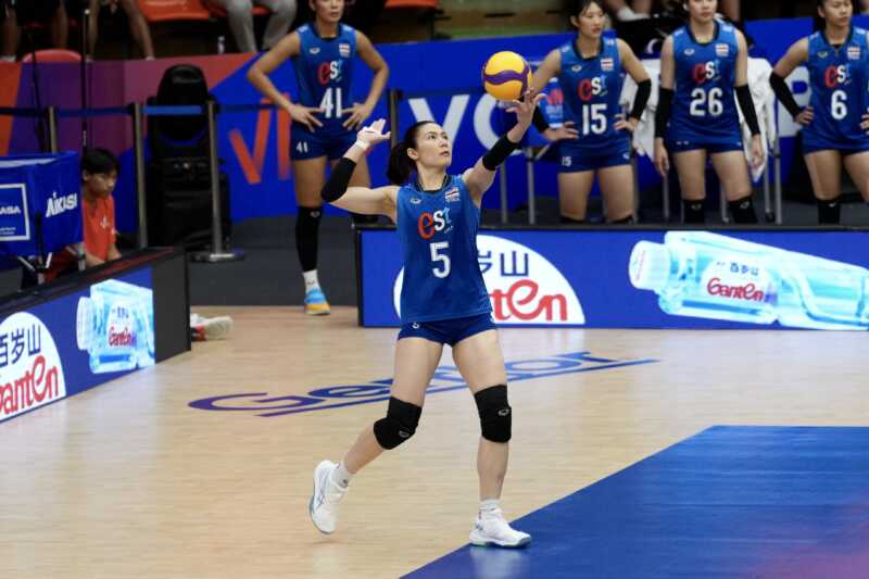 ทีมนักตบสาวไทย ระเบิดฟอร์มเก่ง ตบเอาชนะ บัลแกเรีย 3-0 เซต เก็บชัยชนะนัดแรกได้สำเร็จ ในศึกวอลเลย์บอลหญิงเนชั่นส์ ลีก 2026