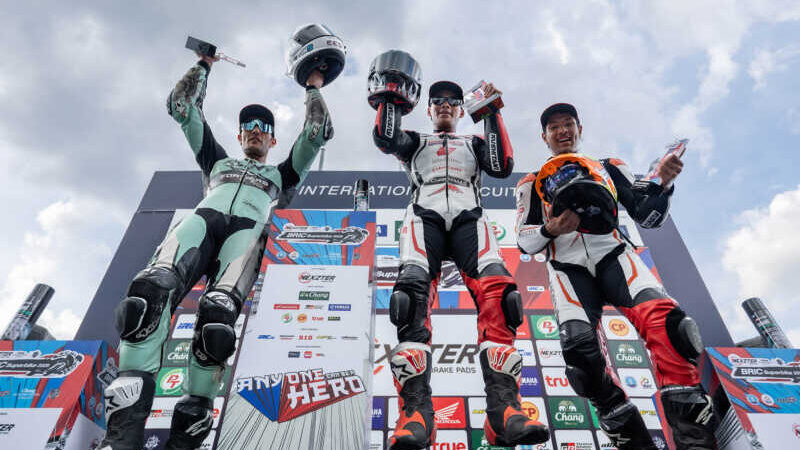 เปิดซีซั่นเดือด! NEXZTER BRIC Superbike 2026 “มิกซ์-ธนัช” พลิกเฉือนนักบิดโมโตทูประเดิมชัยสนามแรก