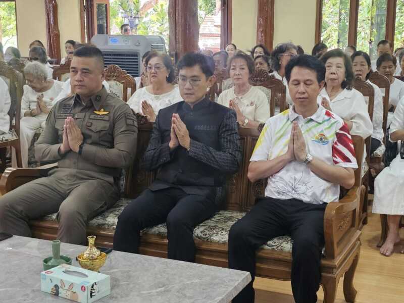 ศิษยานุศิษย์ร่วมพิธีบำเพ็ญกุศล 50 วัน “หลวงปู่บัวเกตุ” พระเกจิผู้เปี่ยมเมตตาแห่งวัดช่องลมนาเกลือ