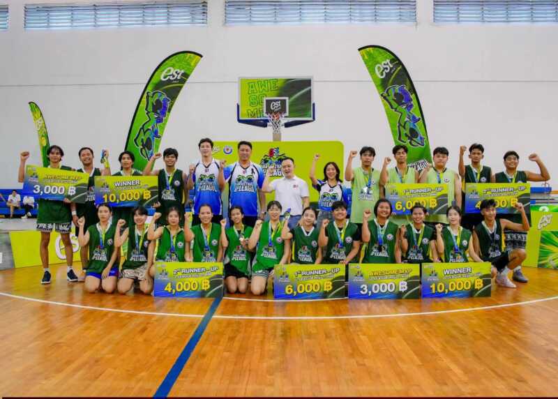 หนุ่มม.ทักษิณ- สาวมรภ.นครฯ แชมป์ ศึก บาสฯภาคใต้ est 3×3ยูลีก