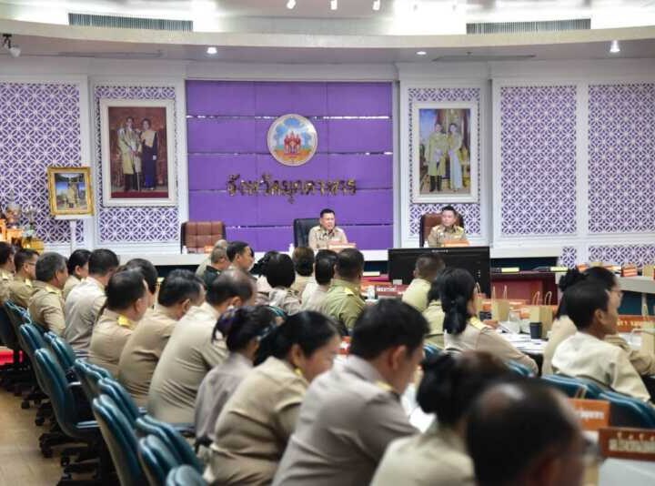 ผบก.ภ.จว.มุกดาหาร ร่วมประชุมกรรมการจังหวัดมุกดาหารและหัวหน้าส่วนราชการประจำจังหวัดมุกดาหาร ครั้งที่ 6 ประจำปี 2569