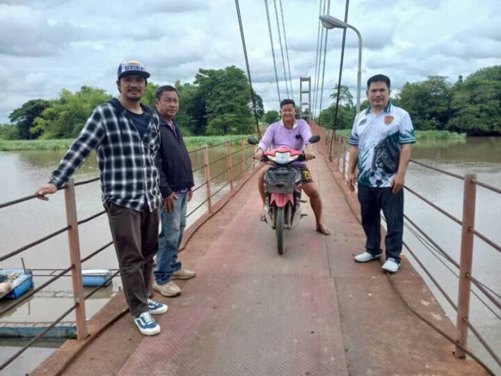พิษณุโลกอบจ.พิษณุโลก เร่งตรวจสอบสะพานสลิงข้ามแม่น้ำน่านบ้านวังมะด่าน ต.วงฆ้อง อ.พรหมพิราม เพื่อแก้ปัญหาความเดือดร้อนและสร้างความมั่นใจให้ประชาชน