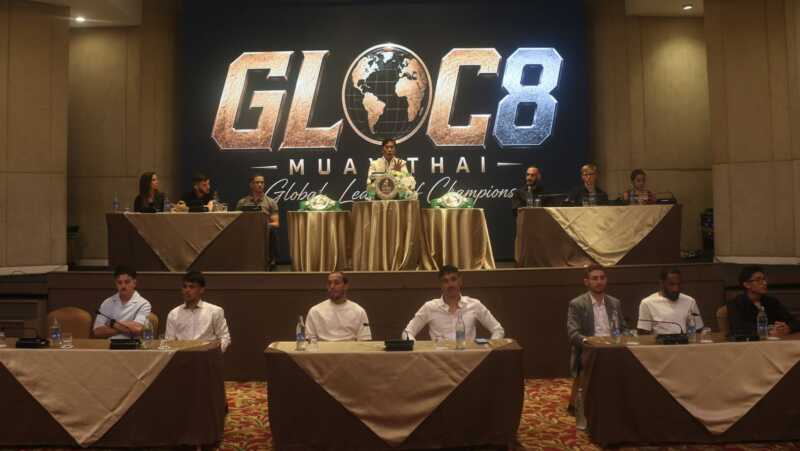 คู่มวยที่จะขึ้นชกในรายการ “GLOC8 MUAY THAI GLOBAL LEAQUE OF CHAMPIONS” ผ่านการตรวจร่างกายและผ่านการชั่งน้ำหนักในพิกัด พร้อมเสริฟความมันส์ระดับห้าดาวให้แฟนมวยได้ชมกัน ในวันพุธที่ 1 ก.ค.69 ที่ โรงแรมแมนดาริน เวลา 18.00 น.รับประกันความมันส์โดย WBC MUAY THAI USA