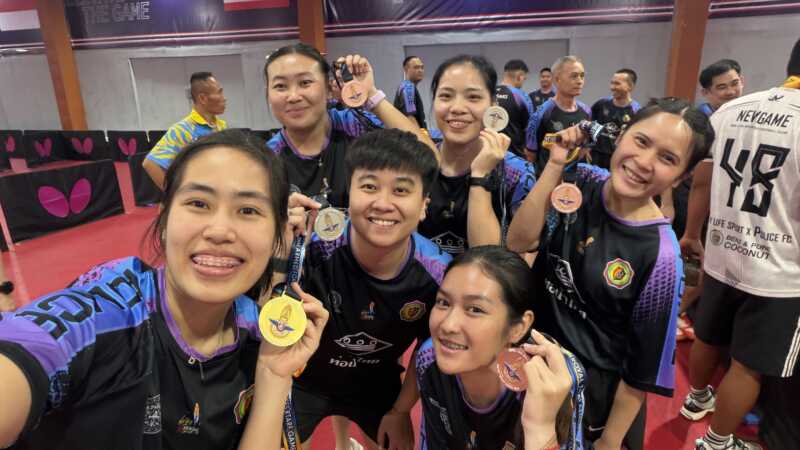 สำนักงานตำรวจแห่งชาติ ชนะเลิศถ้วยคะแนนรวม ในการแข่งขันเทเบิลเทนนิส กีฬากองทัพไทย ครั้งที่ 56 ประจำปี 2569 ระหว่างวันที่ 23-26 มิถุนายน 2569 ณ มหาวิทยาลัยธนบุรี กรุงเทพฯ