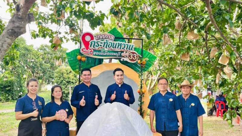 จังหวัดลพบุรี – เริ่มแล้วเทศกาลกระท้อนหวานของดีเมืองลพบุรี