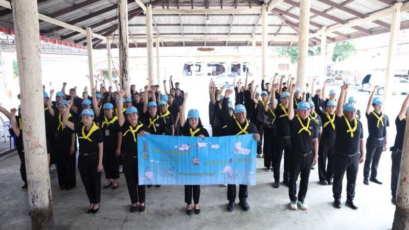 ท่าอากาศยานสุวรรณภูมิจัดกิจกรรมจิตอาสาพัฒนาวัดและฟื้นฟูลำคลอง ณ วัดราษฎร์บูรณะ (วัดบางปลา)เนื่องในโอกาสมหามงคล