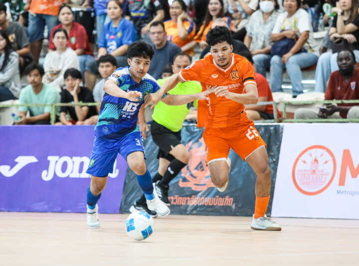 ไอหนุ่มเมืองเพชร โหด บุกยิง สิงห์ร่มเกล้า 6-0  เกมเดือด 2 ใบแดง MEA ฟุตซอลไทยลีก 2026