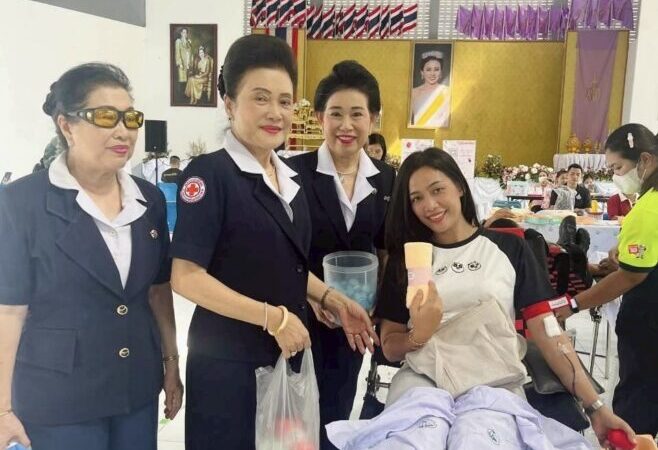 ตราด – กิ่งกาชาดอำเภอคลองใหญ่ร่วมกับโรงพยาบาลคลองใหญ่จัดกิจกรรมรับบริจาคโลหิตได้ จํานวน 44.550 ซีซี