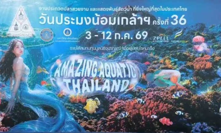 ปทุมธานี – ยิ่งใหญ่ที่สุดในประเทศ แถลงข่าวจัดงาน วันประมงน้อมเกล้าฯ ครั้งที่ 36 ยกทัพสัตว์น้ำสุดอลังการภายใต้ธีม Amazing Aquatic Thailand