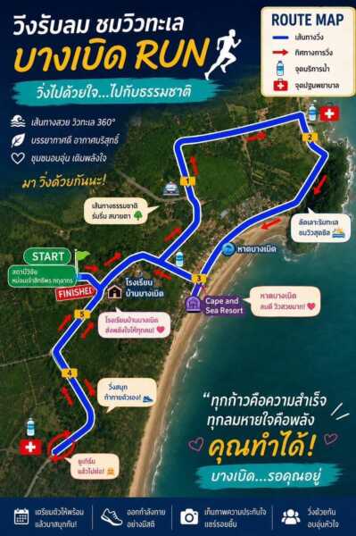 พลิกฟื้น ‘ถ้ำบางเบิด’สถานที่ท่องเที่ยวที่สำคัญประจวบคีรีขันธ์ รับศึกวิ่ง ‘RUN KHAN DO’บางสะพานน้อย เปิดสนามวิ่งริมเล 8 ก.ค.นี้! ห้ามพลาด