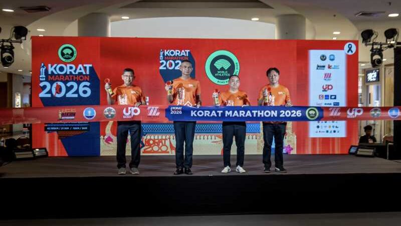 เตรียมจัดอย่างยิ่งใหญ่ “โคราชมาราธอน 2026” หวังดึงดูดความสนใจ นักวิ่งจากทั่วโลก ชูมาราธอนแห่งความประทับใจ บนเส้นทางสายประวัติศาสตร์ ด้วยมาตรฐานสากล วันที่ 8 พ.ย.นี้ คาดนักวิ่งร่วมกว่า 10,000 คน