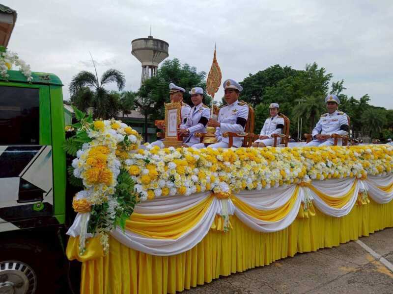 ผู้ว่าฯ ชลบุรี ร่วมพิธีฉลองสมณศักดิ์-พัดยศ ‘พระครูปลัดสัมพิพัฒนมงคลวราจารย์’ เจ้าคณะอำเภอพานทอง