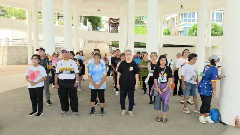 โรงพยาบาลสมเด็จพระบรมราชเทวี ณ ศรีราชา ร่วมกับกองทุนหลักประกันสุขภาพเทศบาลเมืองศรีราชา จัดโครงการรวมพลคนรักษ์สุขภาพ ปี 2569