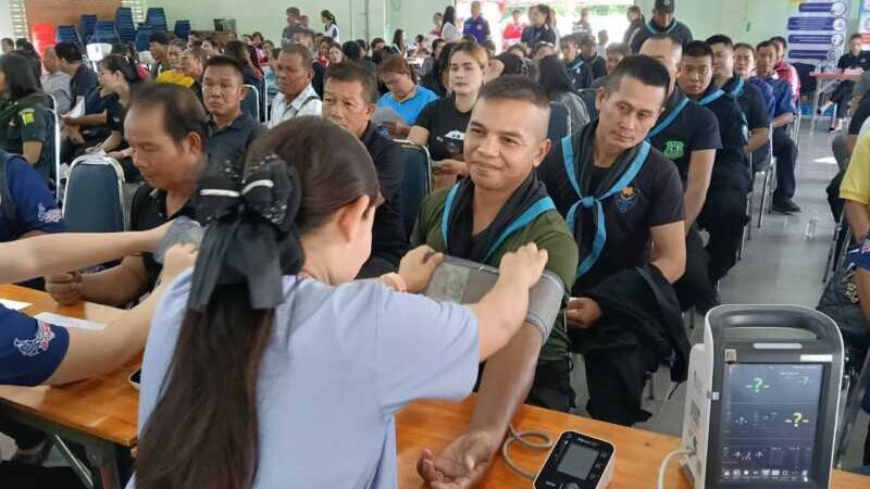 ทหารพราน 2107 ร่วมบริจาคโลหิตสนับสนุนธนาคารเลือดให้กับสำนักงานเหล่ากาชาด จังหวัดมุกดาหาร