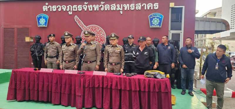 สืบภาค 7 ผนึกกำลังตำรวจสมุทรสาคร รวบผู้ต้องหาคดียิงหลานอดีตนายกเทศมนตรีนครอ้อมน้อย เร่งล่าผู้ร่วมก่อเหตุที่เหลือ