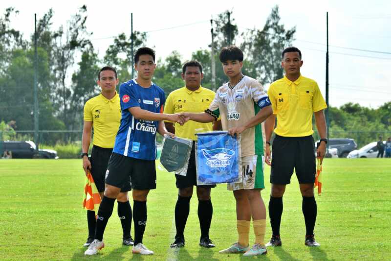 ทีมชาติไทย U17 อุ่นเครื่องทดสอบทีมแคมป์สองกับ เยาวชนสโมสร ชลบุรี เอฟซี