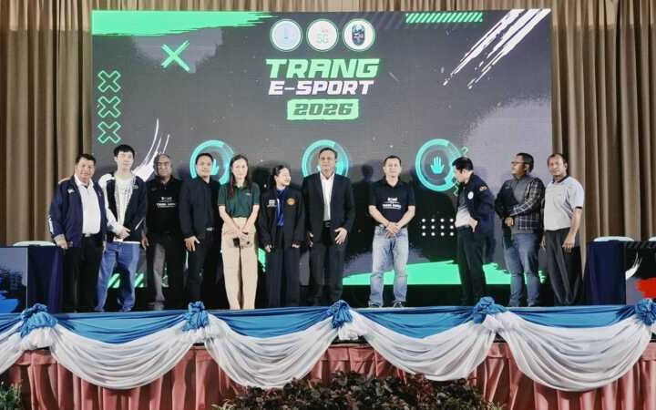 สำนักงานการกีฬาแห่งประเทศไทยจังหวัดตรัง ผนึกเทศบาลนครตรัง เปิดโครงการการแข่งขันกีฬา E-Sport ส่งเสริมศักยภาพเยาวชนและประชาชน สู่เวทีการแข่งขันระดับประเทศ