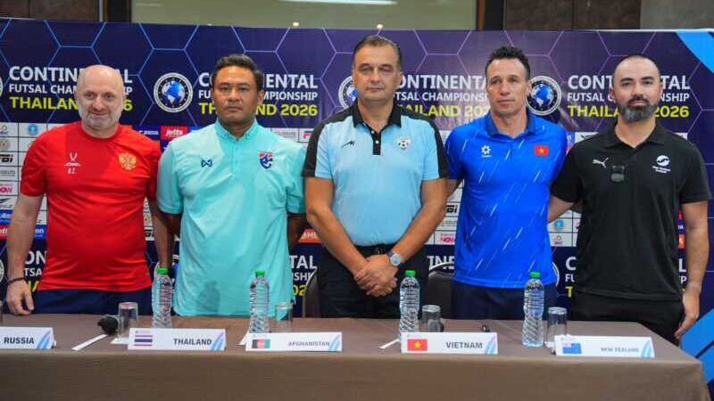 ฟุตซอลไทย พร้อมเปิดศึก Continental Futsal Championship 2026 หมี ยกทัวร์นาเมนต์ระดับโลก ได้ปะทะ 4 ชาติที่ผ่านเวิล์ดคัพหมาดๆ