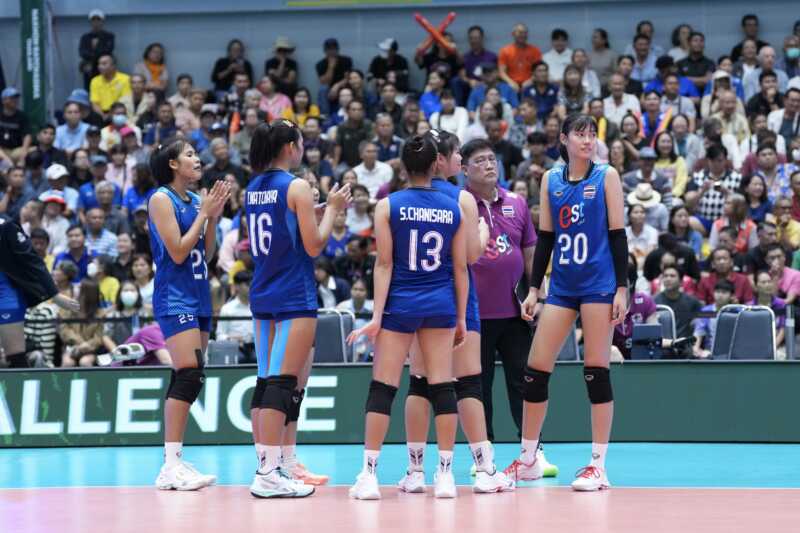 ทีมนักตบสาวยู 18 ไทย สู้เต็มที่ ก่อนพ่าย เกาหลีใต้ 1-3 เซต หล่นไปชิงอันดับ 3 กับ ญี่ปุ่น ศึกวอลเลย์บอลหญิงรุ่นอายุไม่เกิน 18 ปี “AVC Girls’ U 18 Volleyball championship 2026”