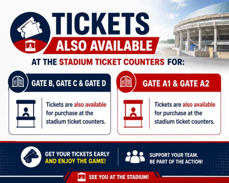 ประชาสัมพันธ์! แจ้ง แฟนบอลซื้อบัตรเชียร์ ทีมชาติไทย เกมเยือน สปป.ลาว ประเดิมศึกอาเซียน คัพ 2026 วันที่ 25 ก.ค.นี้