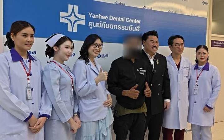 ยันฮีรับรักษาฟรี ตชด. เหยื่อรุมทำร้าย 8 ต่อ 1 สูญเสียฟัน 8 ซี่-กรามหัก 2 จุด “กัน จอมพลัง” อัปเดตคดีจับผู้ต้องหาแล้ว 6 ราย