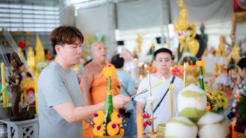 นครนายก – วัดธรรมปัญญาสวดมหาพุทธาภิเษก พญานาค 4 ตระกูล 4 ทิศ 4 สี 4 องค์