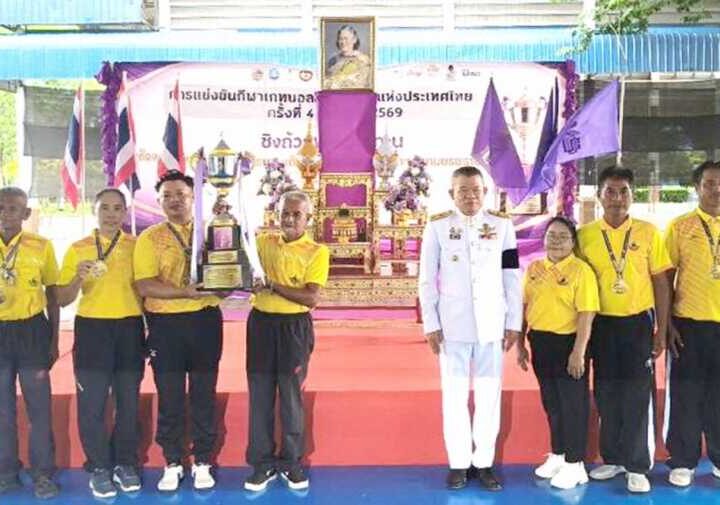 จังหวัดลพบุรี – ทีมเกทบอลจังหวัดระยองชนะเลิศได้ครองถ้วยพระราชทานสมเด็จพระเทพ